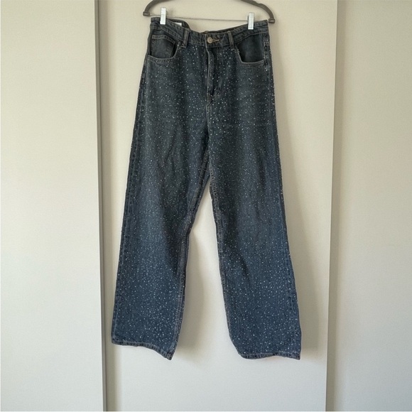 Zara Rhinestone Jeans - Picture 2 of 5